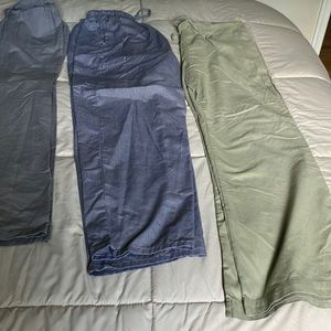 Medium and small size scrubs various brands tops $5 pants $7